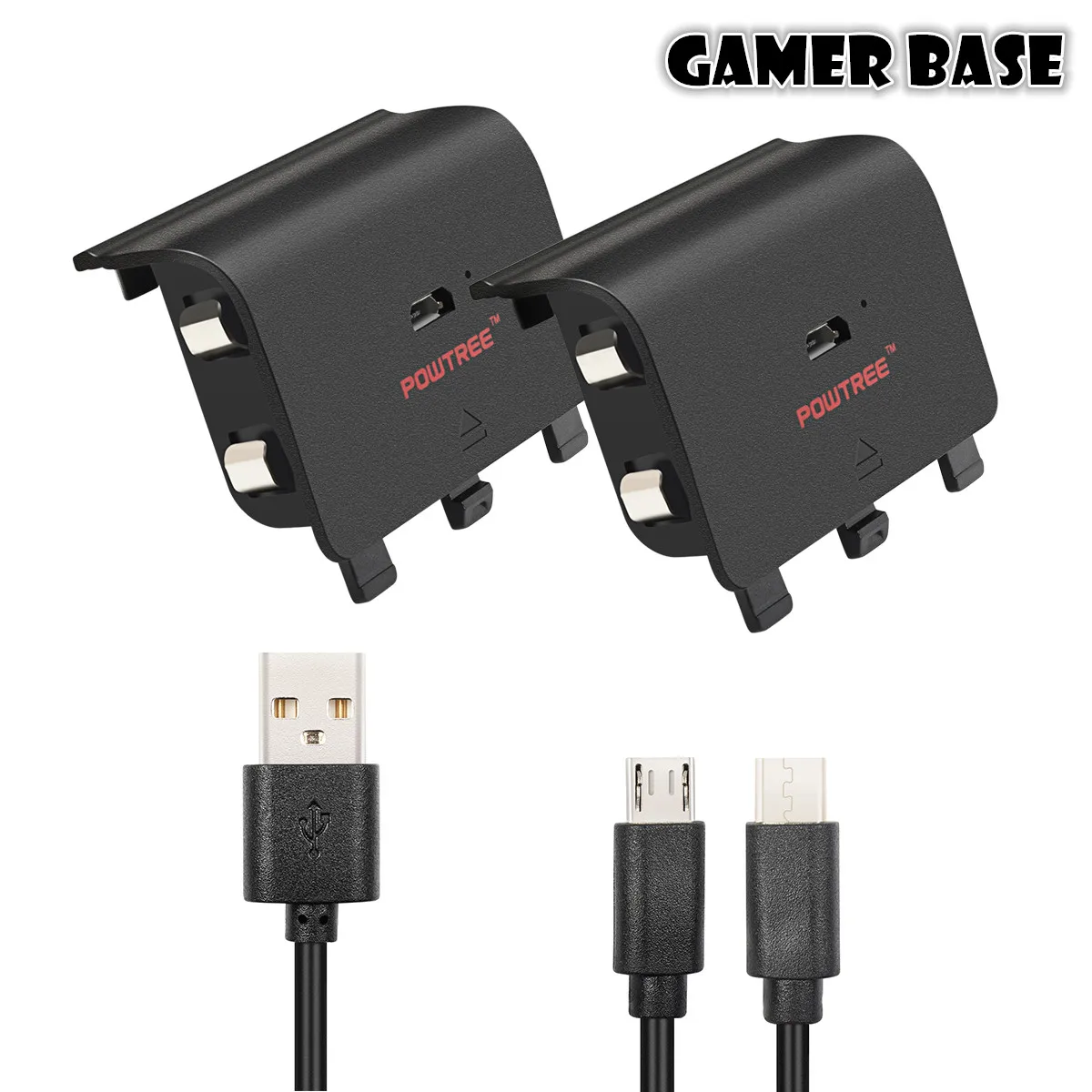 GAMER BASE 2X Battery Charging Kit For XBOX ONE Portable Rechargeable Backup Battery Pack With USB Cable For XBOX ONE Controller
GAMER BASE 2X Battery Charging Kit For XBOX ONE Portable Rechargeable Backup Battery Pack With USB Cable For XBOX ONE Controller