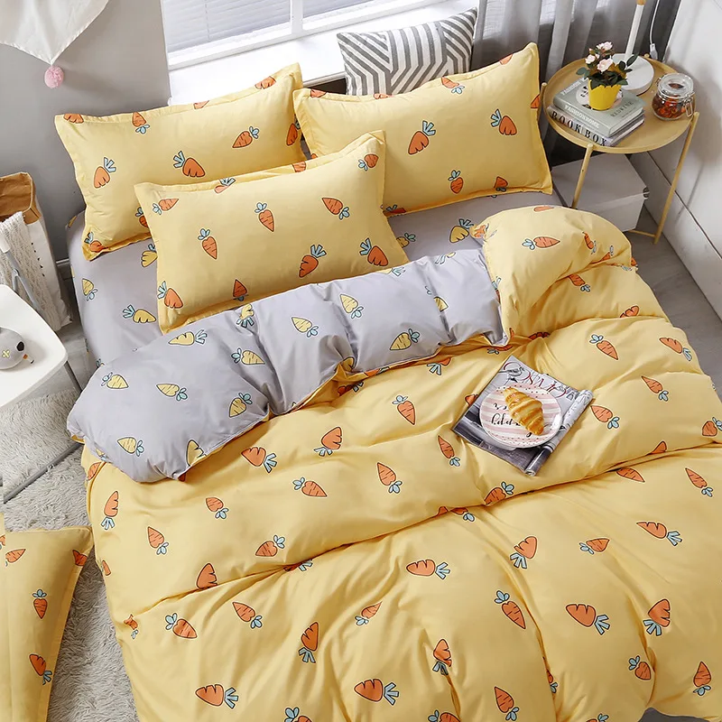 4pcs Floral Beding Set Stripe Bed Sheet Fruit Plaid Flat Sheet Strawberrry Jacquard Bed Spread Pink Bed Cover Cotton Quilt Cover
4pcs Floral Beding Set Stripe Bed Sheet Fruit Plaid Flat Sheet Strawberrry Jacquard Bed Spread Pink Bed Cover Cotton Quilt Cover