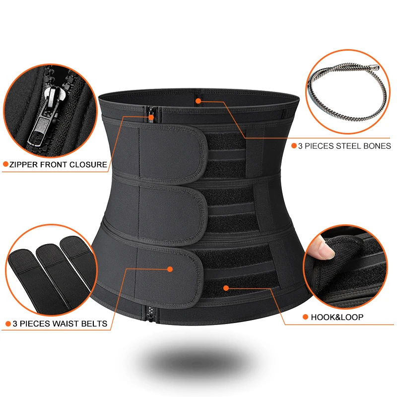 Neoprene Sweat Waist Trainer Body Shaper Tummy Corset Slimming Belt Shapewear Weight Loss Belly Band Sports Girdles Workout Belt
Neoprene Sweat Waist Trainer Body Shaper Tummy Corset Slimming Belt Shapewear Weight Loss Belly Band Sports Girdles Workout Belt
