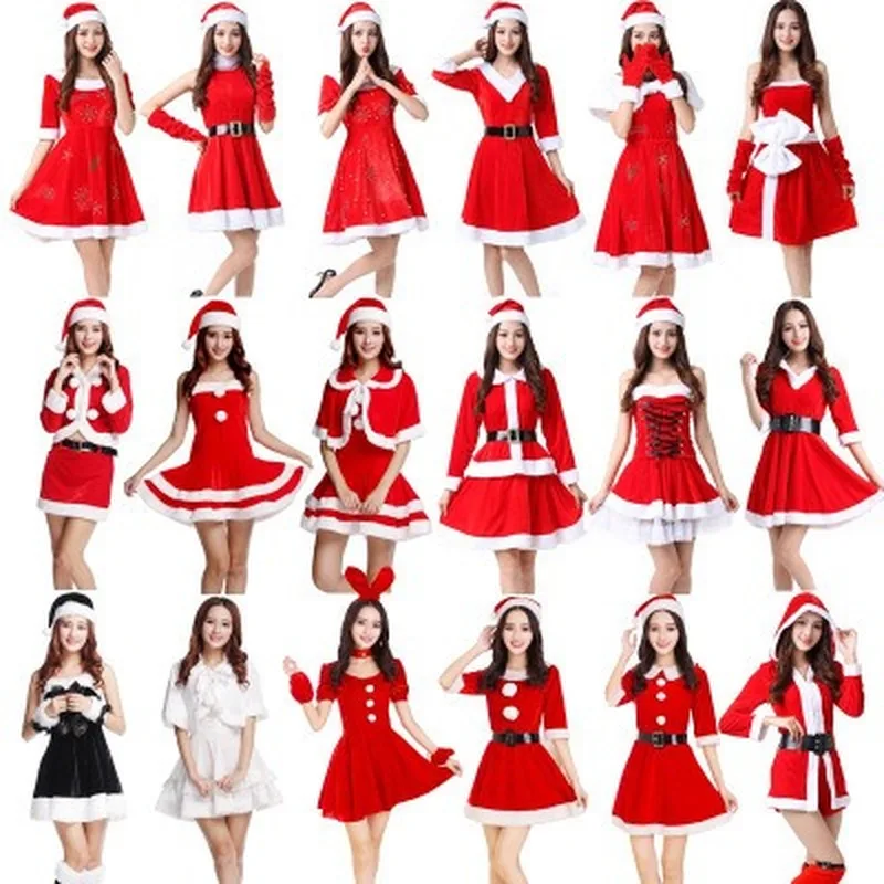 Christmas Dress Classic Women Cosplay Santa Claus Costume Exotic Apparel Stage Show Sexy Ladies Performance Dancing Robe Gown
Christmas Dress Classic Women Cosplay Santa Claus Costume Exotic Apparel Stage Show Sexy Ladies Performance Dancing Robe Gown