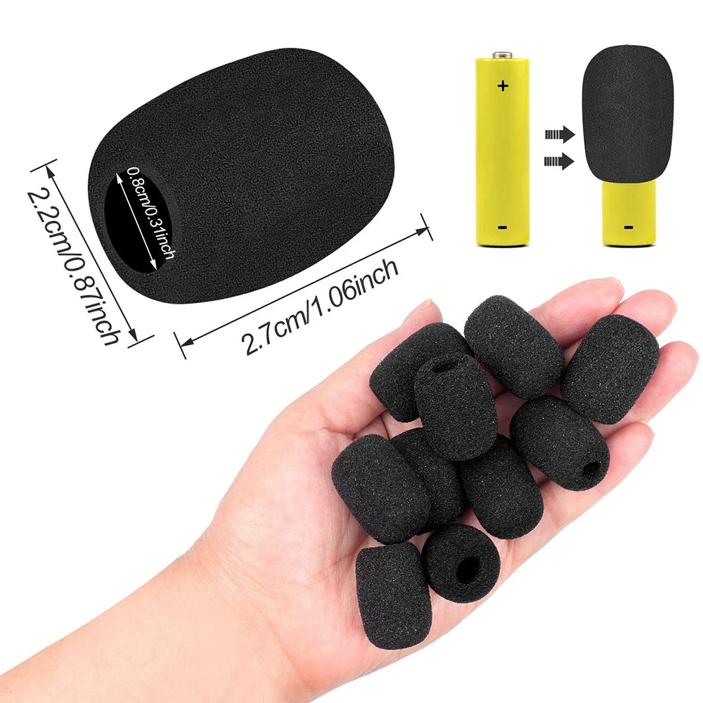 10pcs Soft Headset Replacement Microphone Foam Cover Telephone Mic Cover Microphone Windscreen Windshied Headset Cap
10pcs Soft Headset Replacement Microphone Foam Cover Telephone Mic Cover Microphone Windscreen Windshied Headset Cap