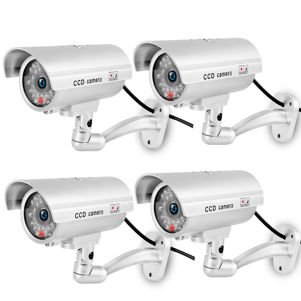 Waterproof Dummy Camera Bullet Flashing Red LED Outdoor Indoor Fake CCTV Security Simulation Camera Silver Free Shipping
Waterproof Dummy Camera Bullet Flashing Red LED Outdoor Indoor Fake CCTV Security Simulation Camera Silver Free Shipping