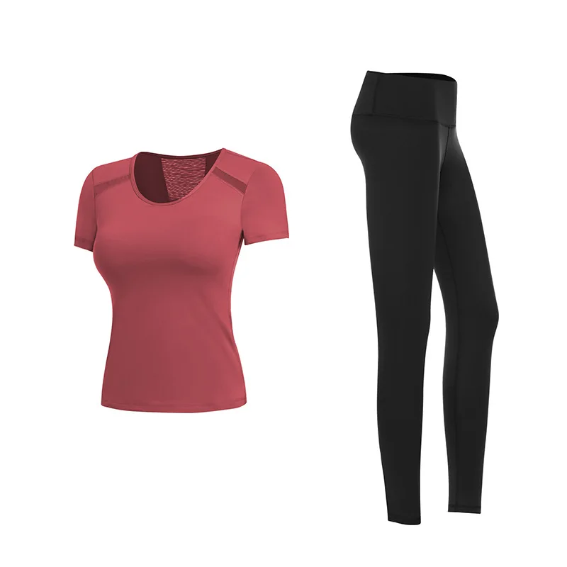 Sports suit women's weight loss sports running Korean quick-drying clothes breathable mesh yoga clothes
Sports suit women's weight loss sports running Korean quick-drying clothes breathable mesh yoga clothes