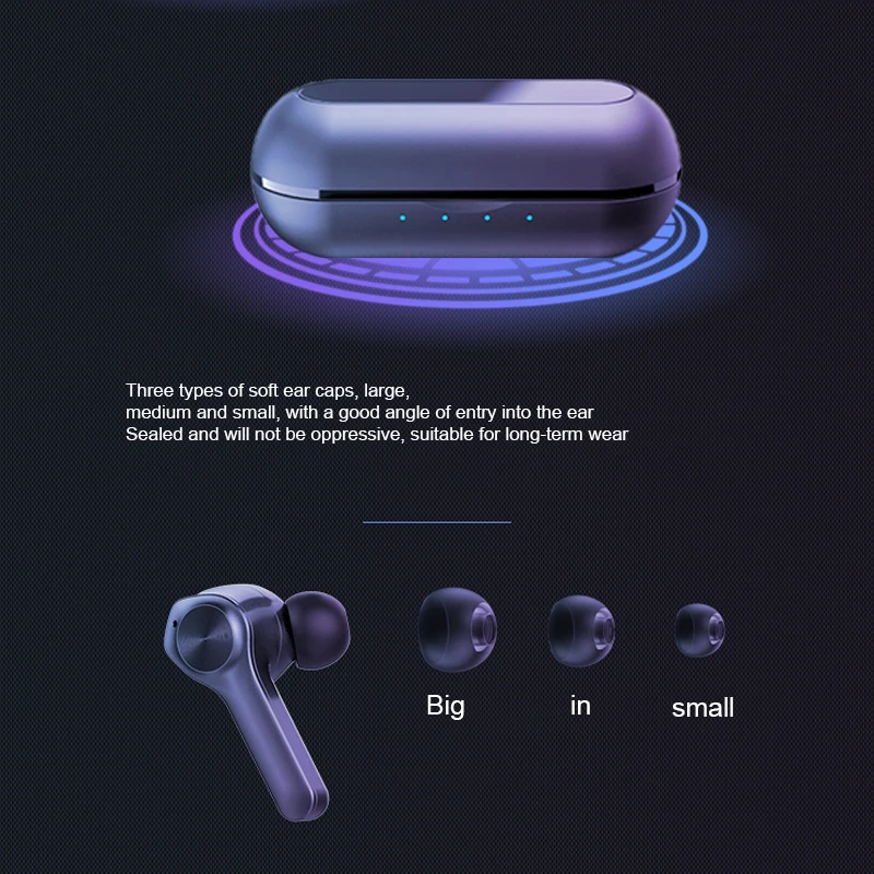 The true wireless headset hands-free in-ear high-end chip zero-latency Bluetooth 5.0 gaming headset ultra-long playback time
The true wireless headset hands-free in-ear high-end chip zero-latency Bluetooth 5.0 gaming headset ultra-long playback time
