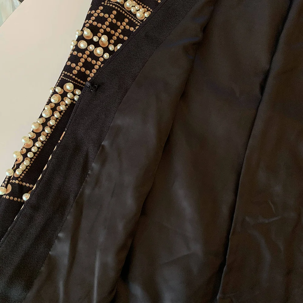 Women Geometric Overcoat Long Sleeve V-Neck Vintage Black Autumn Women Outwear Thin Overcoat Retro Chic Female Coats
Women Geometric Overcoat Long Sleeve V-Neck Vintage Black Autumn Women Outwear Thin Overcoat Retro Chic Female Coats