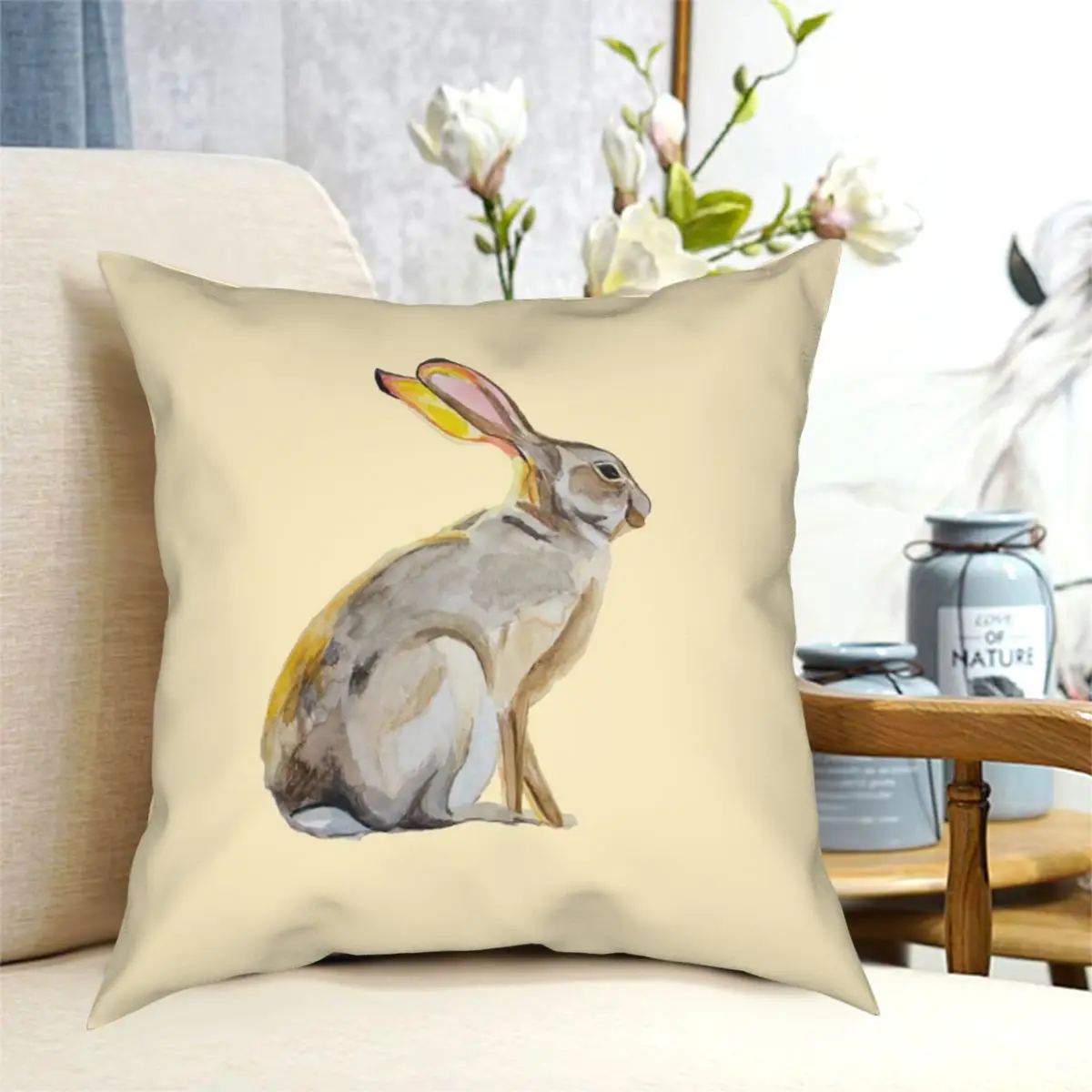 Hare Square Pillowcase Polyester Creative Zipper Decor for Home Cushion Cover
Hare Square Pillowcase Polyester Creative Zipper Decor for Home Cushion Cover