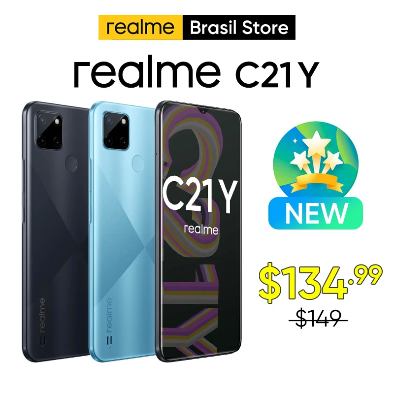 realme C21Y C21-Y 4GB 64GB Russian Version Smartphone 6.5inch Display 5000mAh Massive Battery 13MP AI Triple Camera
realme C21Y C21-Y 4GB 64GB Russian Version Smartphone 6.5inch Display 5000mAh Massive Battery 13MP AI Triple Camera