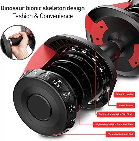 Free Shipping 52.5 Lbs Rubber Iron Adjustment Multiple Weight Dumbell Cheap 24kg Adjustable Dumbbells Weights Fitness Dumbbells
Free Shipping 52.5 Lbs Rubber Iron Adjustment Multiple Weight Dumbell Cheap 24kg Adjustable Dumbbells Weights Fitness Dumbbells