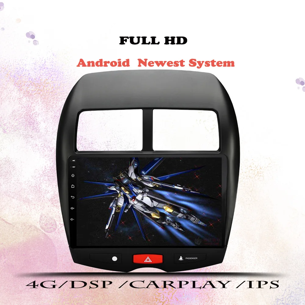 Автомобильный GPS-плеер 10 2 дюйма Android для Mitsubishi ASX 2010 2011 2012 6 + 128 ГГц 8 ядер стерео