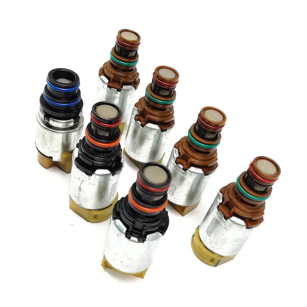 Комплект соленоидных клапанов из 7 предметов для коробки передач 6F35, автомобильные аксессуары, простая установка, прочный Соленоидный клап...
Комплект соленоидных клапанов из 7 предметов для коробки передач 6F35, автомобильные аксессуары, простая установка, прочный Соленоидный клап...