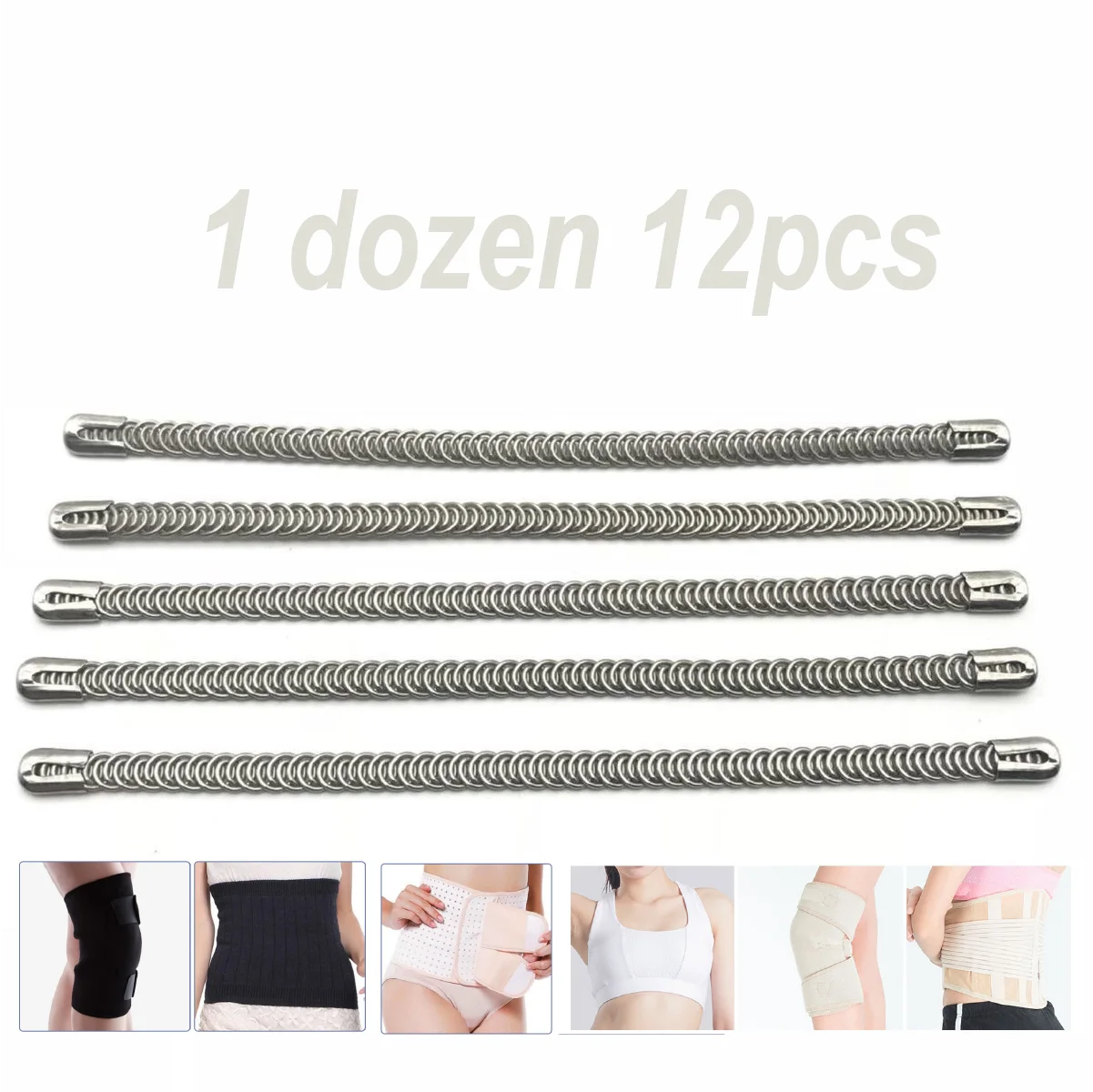 5mm 12pcs Spiral Steel Boning Corset Accessories Galvanized Steel Underwear Accessories Spiral Bone for Sexy Woman Man Corset
5mm 12pcs Spiral Steel Boning Corset Accessories Galvanized Steel Underwear Accessories Spiral Bone for Sexy Woman Man Corset