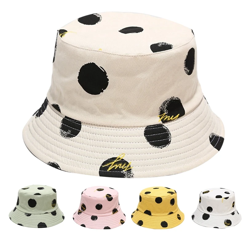 2021 Double Sided Wearing Cap Fisherman Hat Women Visor Polka Dot Pattern Bucket Hat Street Trend Hat Summer Fisherman Hat
2021 Double Sided Wearing Cap Fisherman Hat Women Visor Polka Dot Pattern Bucket Hat Street Trend Hat Summer Fisherman Hat