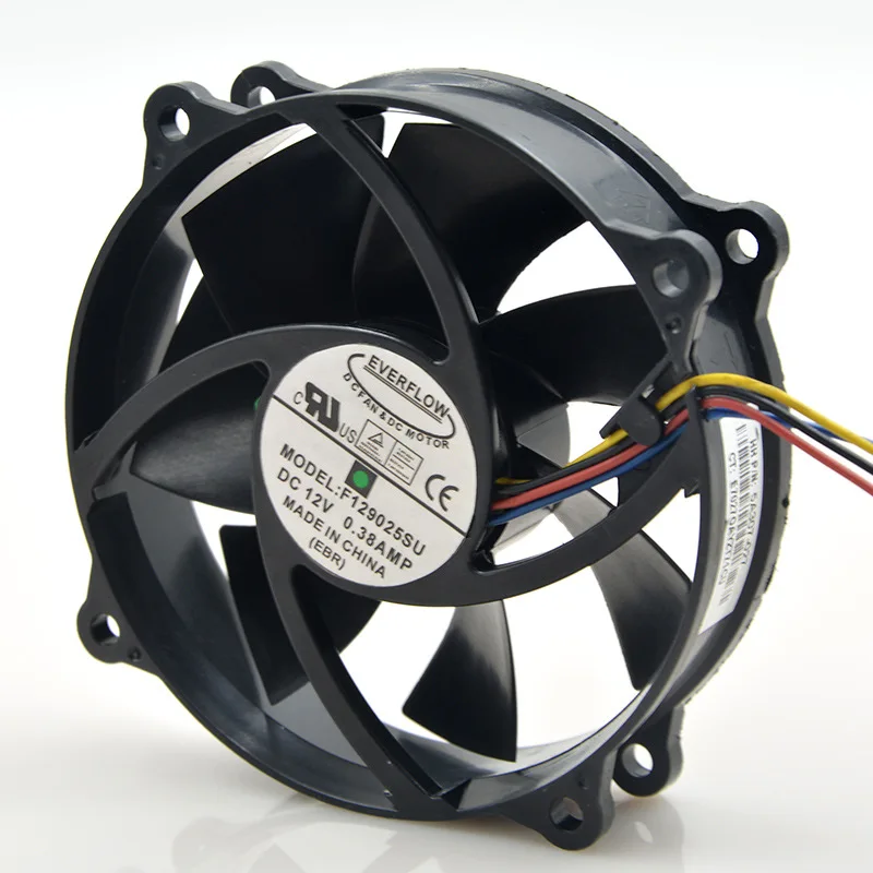 Циркулярный охлаждающий вентилятор для Everflow f129025 su9025 12 В 0 38 а 9 см с 4 проводами
