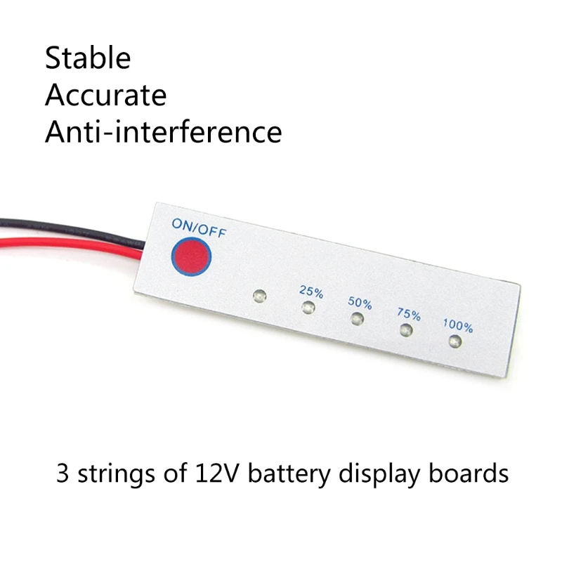 Commonly Used 2S 3S 4S Li-ion Battery Capacity Display Indicator Light Supplies
Commonly Used 2S 3S 4S Li-ion Battery Capacity Display Indicator Light Supplies