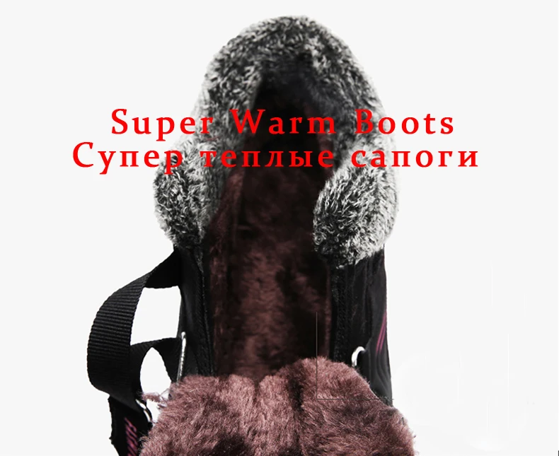 Брендовые зимние женские ботинки теплые плюшевые Водонепроницаемые замшевые
