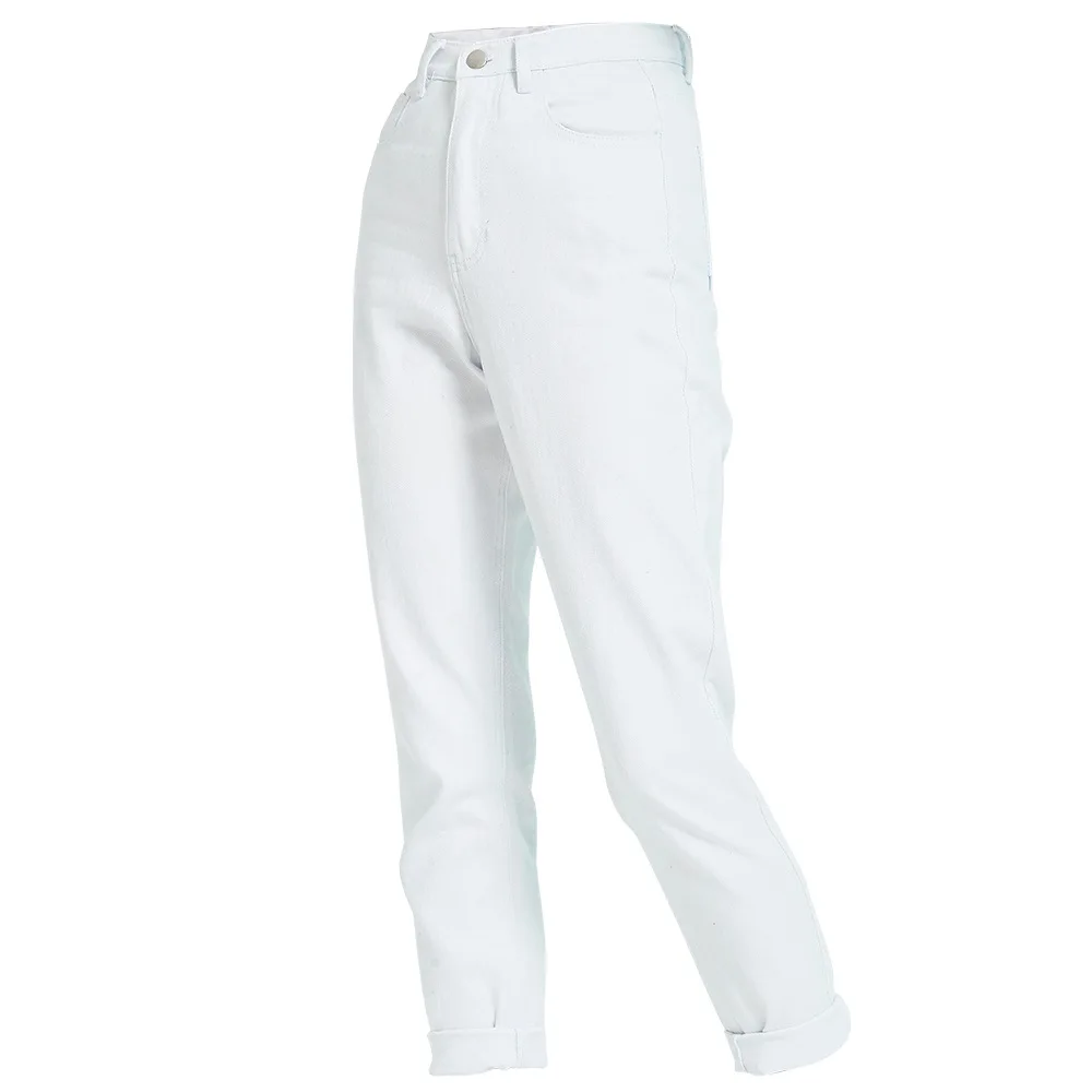 Women Cotton Boyfriend Jeans High Waist Loose Straight-leg White Jean Trousers Woman Clothes Slim Fit Ankle-length Denim Pants
Women Cotton Boyfriend Jeans High Waist Loose Straight-leg White Jean Trousers Woman Clothes Slim Fit Ankle-length Denim Pants