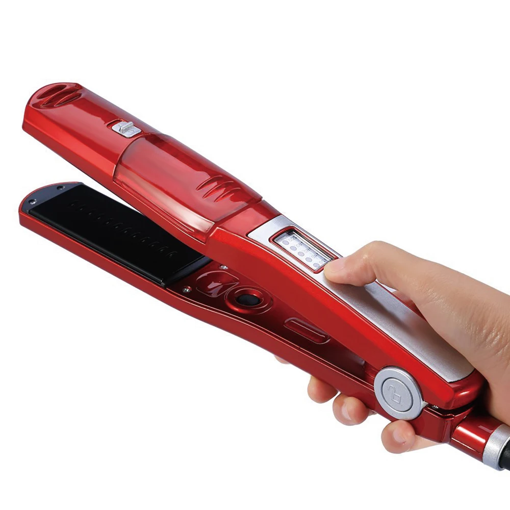 ukliss Steam hair straightener Electric flat iron ceramic curler straightener Hair styling tools straightening plate wafers
ukliss Steam hair straightener Electric flat iron ceramic curler straightener Hair styling tools straightening plate wafers