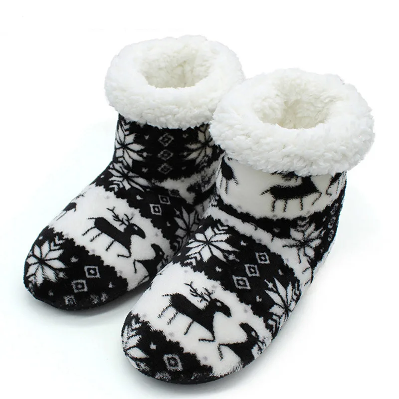 Winter Socks Shoes Warm Contton Slipper Plush Insole Anti-Skid Sole Botas Socks Woman Home Slippers Christmas Elk Indoor Shoes
Winter Socks Shoes Warm Contton Slipper Plush Insole Anti-Skid Sole Botas Socks Woman Home Slippers Christmas Elk Indoor Shoes