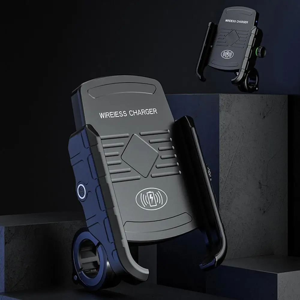 Mobile Phone Holder Motorcycle Smartphone Support for Moto Motor Motorbike Handlebar Mount Stand with Wireless Charger
Mobile Phone Holder Motorcycle Smartphone Support for Moto Motor Motorbike Handlebar Mount Stand with Wireless Charger
