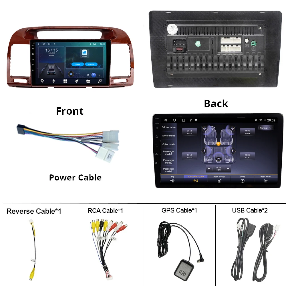 2DIN Android 10 Car Radio For Toyota Camry 5 2002-2006 Stereo Receiver GPS Navigation Auto Radio DSP Car Video NO 2DIN DVD IGO
2DIN Android 10 Car Radio For Toyota Camry 5 2002-2006 Stereo Receiver GPS Navigation Auto Radio DSP Car Video NO 2DIN DVD IGO