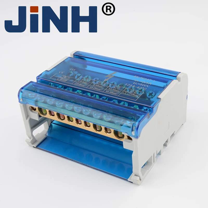 JINH 4*11 Universal Electric Wire Connector Heavy Distribution Box Din Rail Terminal Block
JINH 4*11 Universal Electric Wire Connector Heavy Distribution Box Din Rail Terminal Block