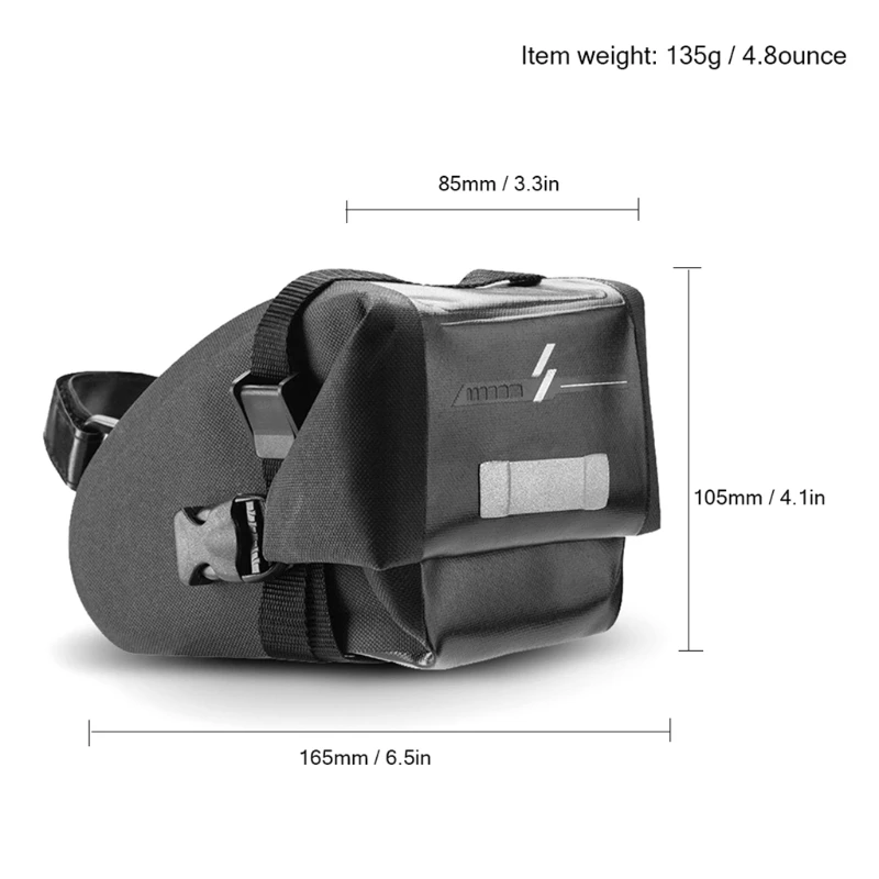 Bicycle Saddle Bag MTB Bike Cycling Riding Waterproof Pack Seat Storage Case Drop Shipping
Bicycle Saddle Bag MTB Bike Cycling Riding Waterproof Pack Seat Storage Case Drop Shipping