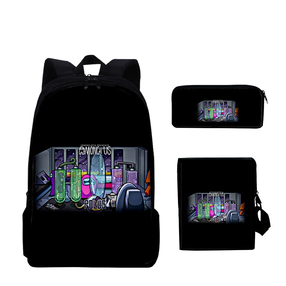 Weysfor 3pcs/Set Backpack 2020 New Game Among US Fashion Backpack Shoulder Bags 3D Print School Bag Mochilas Student Backpack
Weysfor 3pcs/Set Backpack 2020 New Game Among US Fashion Backpack Shoulder Bags 3D Print School Bag Mochilas Student Backpack