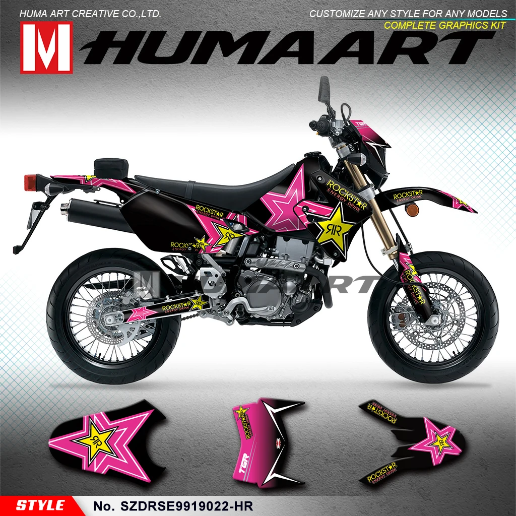 HUMAART Custom Racing Decals MX Stickers Self Adhesives for DRZ400SM DRZ 400 Enduro KLX 400R 2002 to 2004
HUMAART Custom Racing Decals MX Stickers Self Adhesives for DRZ400SM DRZ 400 Enduro KLX 400R 2002 to 2004