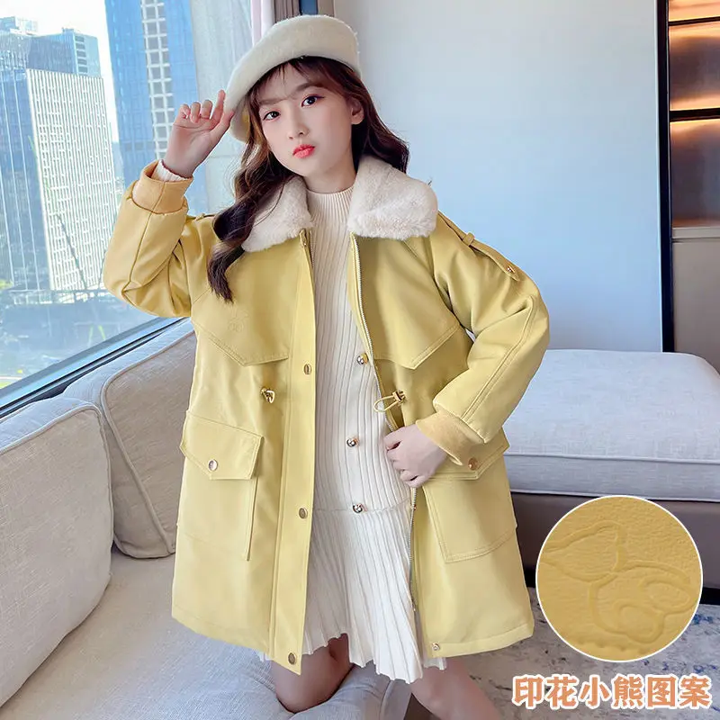 2022 Autumn Winter Turndown Collar Children Single Breasted Down Cotton Jackets Girls Fashion Warm Outerwear Padded Overcoat E17
2022 Autumn Winter Turndown Collar Children Single Breasted Down Cotton Jackets Girls Fashion Warm Outerwear Padded Overcoat E17