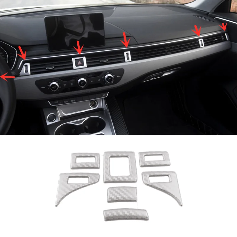 Для Audi A4 b9 2016 до 2019 ABS Серебряный переключатель из углеродного волокна для автомобильного среднего выпускного отверстия воздуха декоративн...
Для Audi A4 b9 2016 до 2019 ABS Серебряный переключатель из углеродного волокна для автомобильного среднего выпускного отверстия воздуха декоративн...
