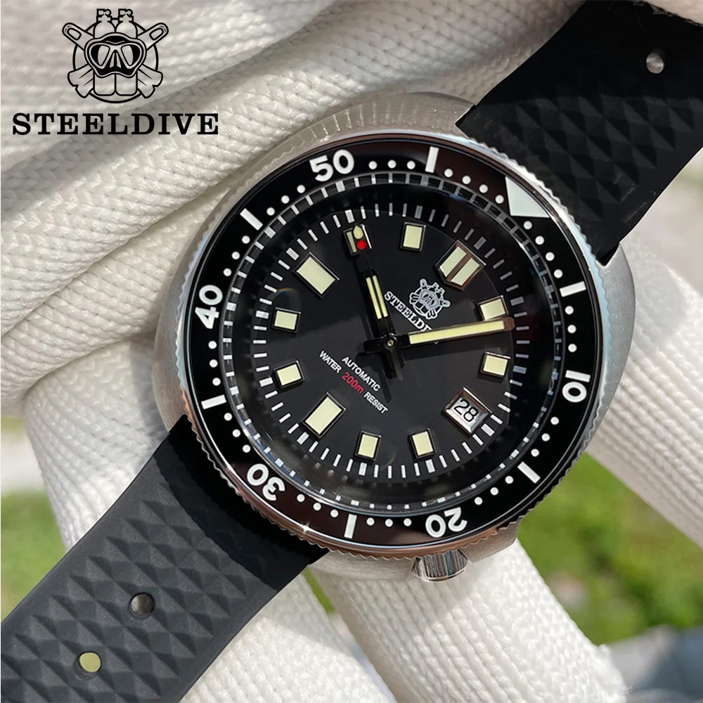 Мужские Водонепроницаемые механические часы STEELDIVE SD1970T, с сапфировым браслетом
Мужские Водонепроницаемые механические часы STEELDIVE SD1970T, с сапфировым браслетом