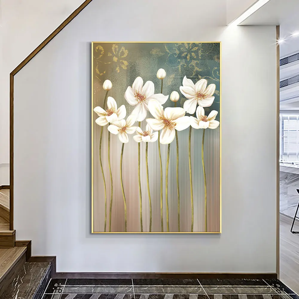 Abstract White Flower 100% Hand Painted Oil Painting On Canvas Handmade Wall Art For Modern Living Room Home Decoration
Abstract White Flower 100% Hand Painted Oil Painting On Canvas Handmade Wall Art For Modern Living Room Home Decoration