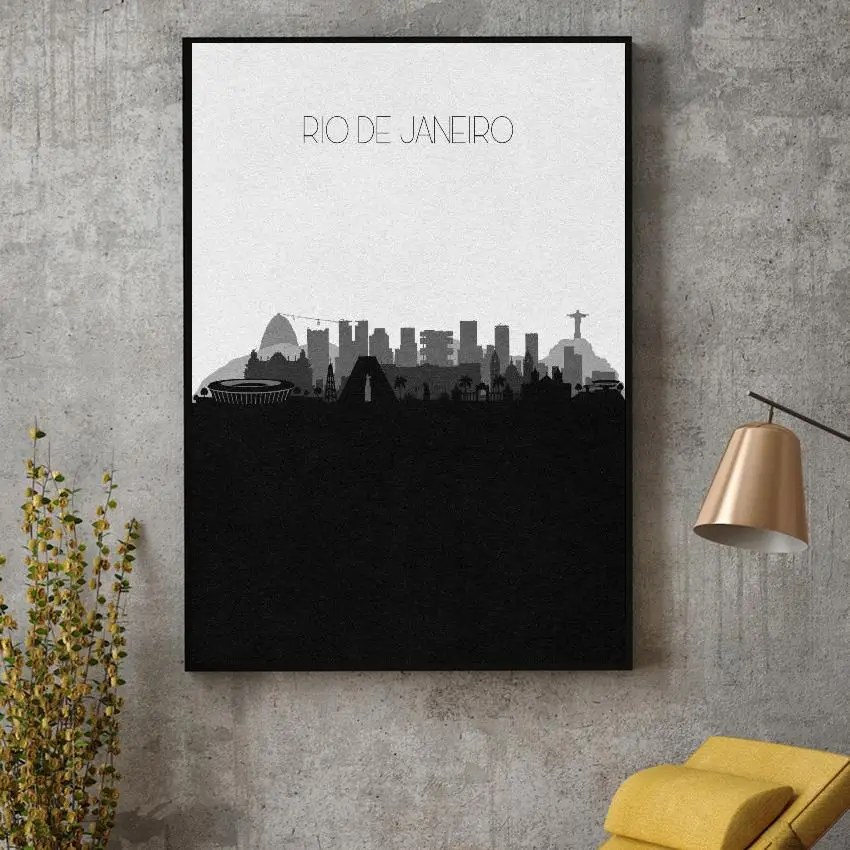 Rio De Janeiro Skyline Canvas Painting Wall Art Pictures Prints Home Decor Wall Poster Decoration For Living Room
Rio De Janeiro Skyline Canvas Painting Wall Art Pictures Prints Home Decor Wall Poster Decoration For Living Room