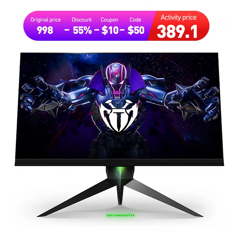 Монитор 27 дюймовый с разрешением 2560*1440 165 Гц 1 мс HDR IPS экран 21:9 широкий 95%