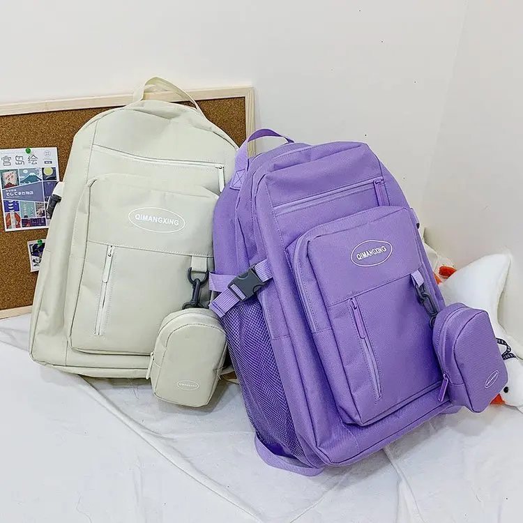 Trend Purple Large Capacity Solid Color Waterproof Oxford Casual Unisex Backpack Students School Bag Women's Men's Package
Trend Purple Large Capacity Solid Color Waterproof Oxford Casual Unisex Backpack Students School Bag Women's Men's Package