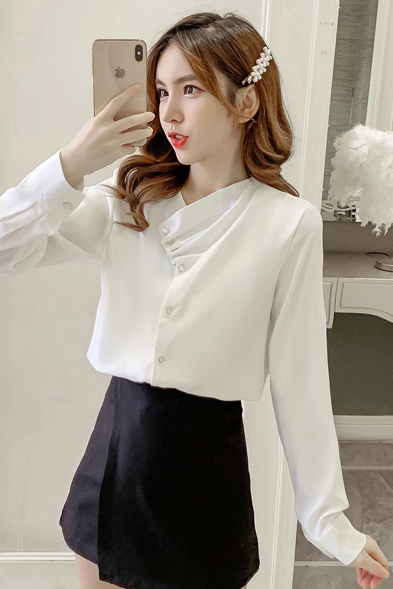 COIGARSAM Loose Shirt Womens tops New Spring Women shirts Pink White 9657
COIGARSAM Loose Shirt Womens tops New Spring Women shirts Pink White 9657