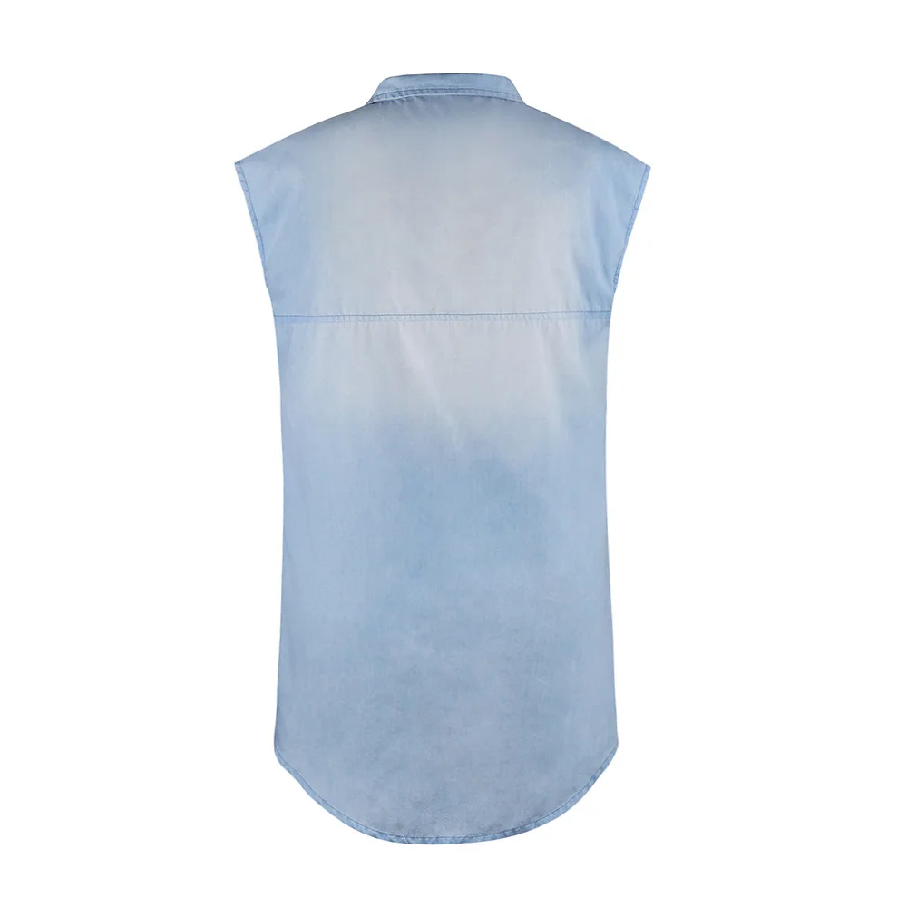 Lugentolo Summer Shirt Dress Women Sleeveless Single-breasted Loose Plus Size Denim Casual A-Line Empire Midi Dress
Lugentolo Summer Shirt Dress Women Sleeveless Single-breasted Loose Plus Size Denim Casual A-Line Empire Midi Dress