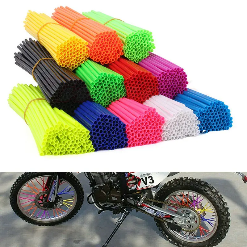 36pcs/Pack Colorful Wheel Rim Spoke Wraps Skins Covers for Universal Motocross Dirtbikes Decor Protect 17cm Ornamental Mouldings
36pcs/Pack Colorful Wheel Rim Spoke Wraps Skins Covers for Universal Motocross Dirtbikes Decor Protect 17cm Ornamental Mouldings