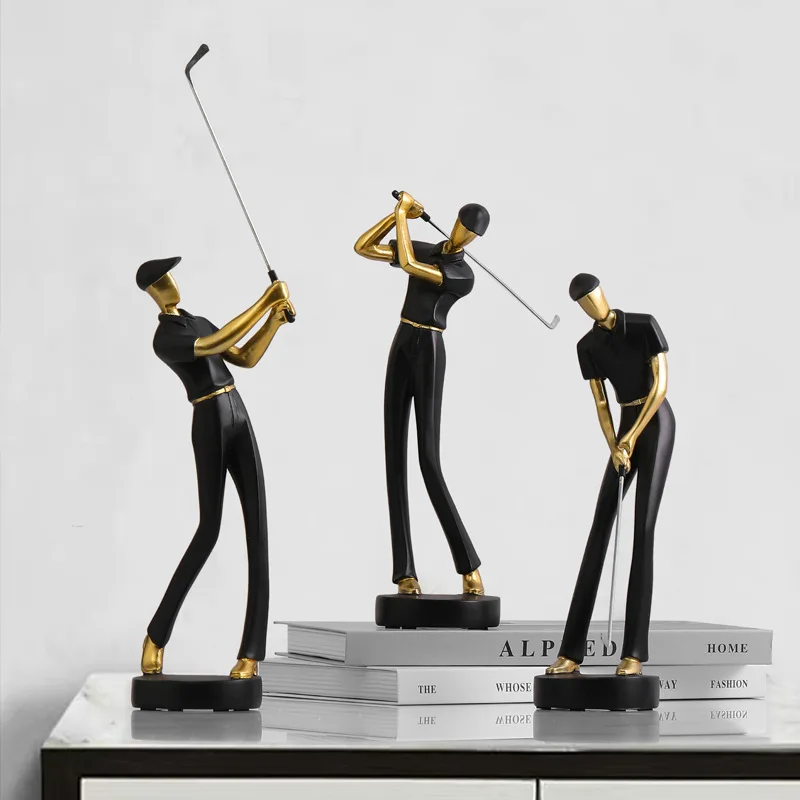 Creative Resin Golf Man Sculpture Home Decor Crafts Character Statue for Office Desktop Living Room TV Cabinet Decorations Gift
Creative Resin Golf Man Sculpture Home Decor Crafts Character Statue for Office Desktop Living Room TV Cabinet Decorations Gift