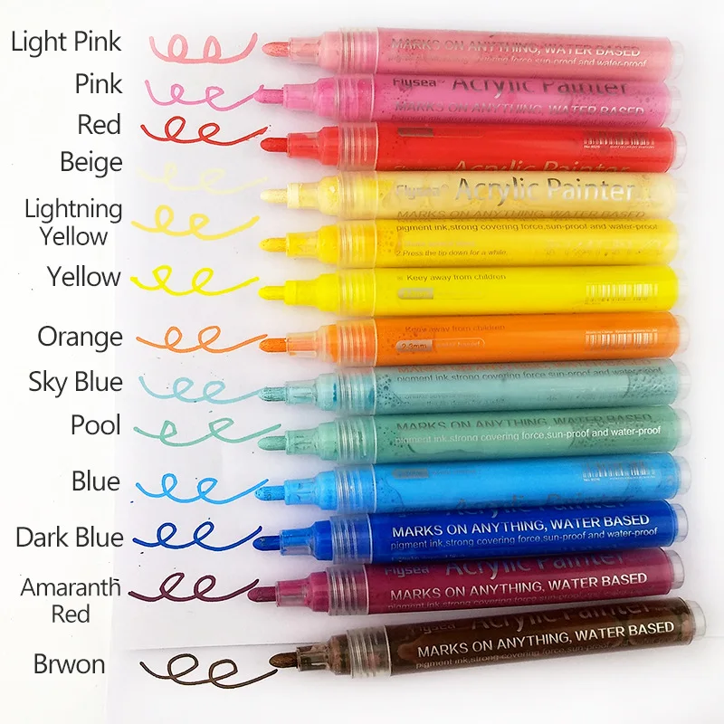 12/24/28 Colors Paint Marker Pens Pack Water-based Markers Soft Tip Brush Marker Pen for Drawing Office Stationery Art Supplies
12/24/28 Colors Paint Marker Pens Pack Water-based Markers Soft Tip Brush Marker Pen for Drawing Office Stationery Art Supplies