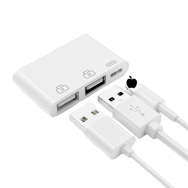 OTG Adapter for Lightning To USB for IPhone Mobile Phones Accessories USB Camera U Flash Drive OTG Converter for IPad IOS Phone
OTG Adapter for Lightning To USB for IPhone Mobile Phones Accessories USB Camera U Flash Drive OTG Converter for IPad IOS Phone
