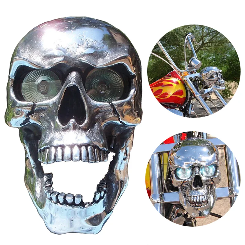 Motorcycle Skull Headlight Halloween Decoration LED Lights Luminous Motor Body Fashion Glowing Pendant Lamp
Motorcycle Skull Headlight Halloween Decoration LED Lights Luminous Motor Body Fashion Glowing Pendant Lamp
