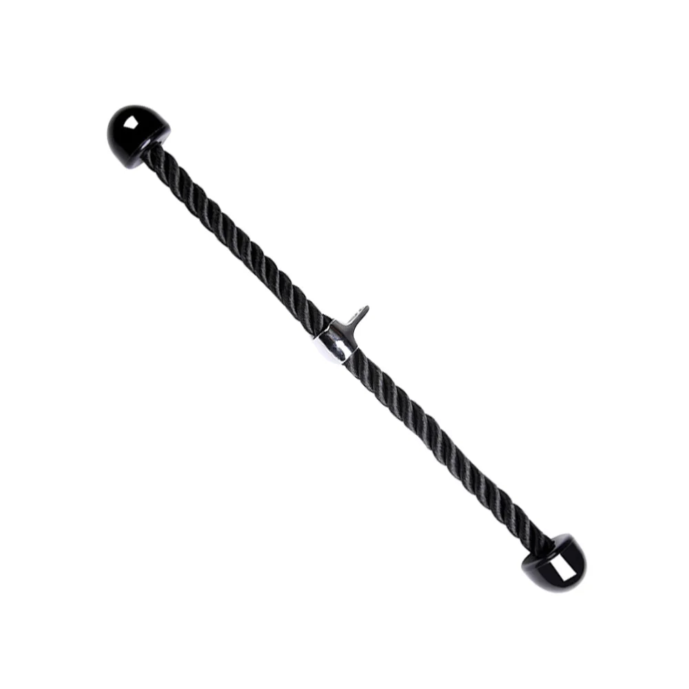 Dual Grip Tricep Rope Strength Machine Attachment Fitness Trainning Rope (Black)
Dual Grip Tricep Rope Strength Machine Attachment Fitness Trainning Rope (Black)