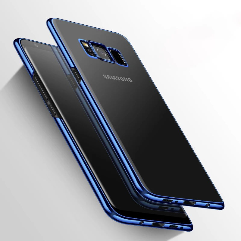 Роскошный чехол из ТПУ с покрытием для Samsung Galaxy S9 S8 Plus S6 S7 Edge S5 S4 A3 A5 J3 J5 J7 2016 2017 Grand