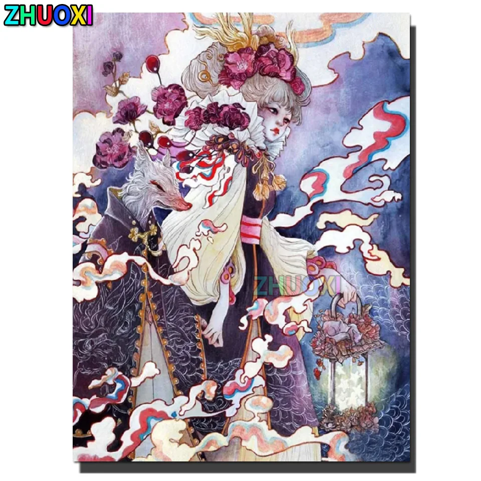 60x80cm DIY diamond painting Cartoon girl and wolf home decoration cross stitch full square round diamond Emeroidery sale
60x80cm DIY diamond painting Cartoon girl and wolf home decoration cross stitch full square round diamond Emeroidery sale