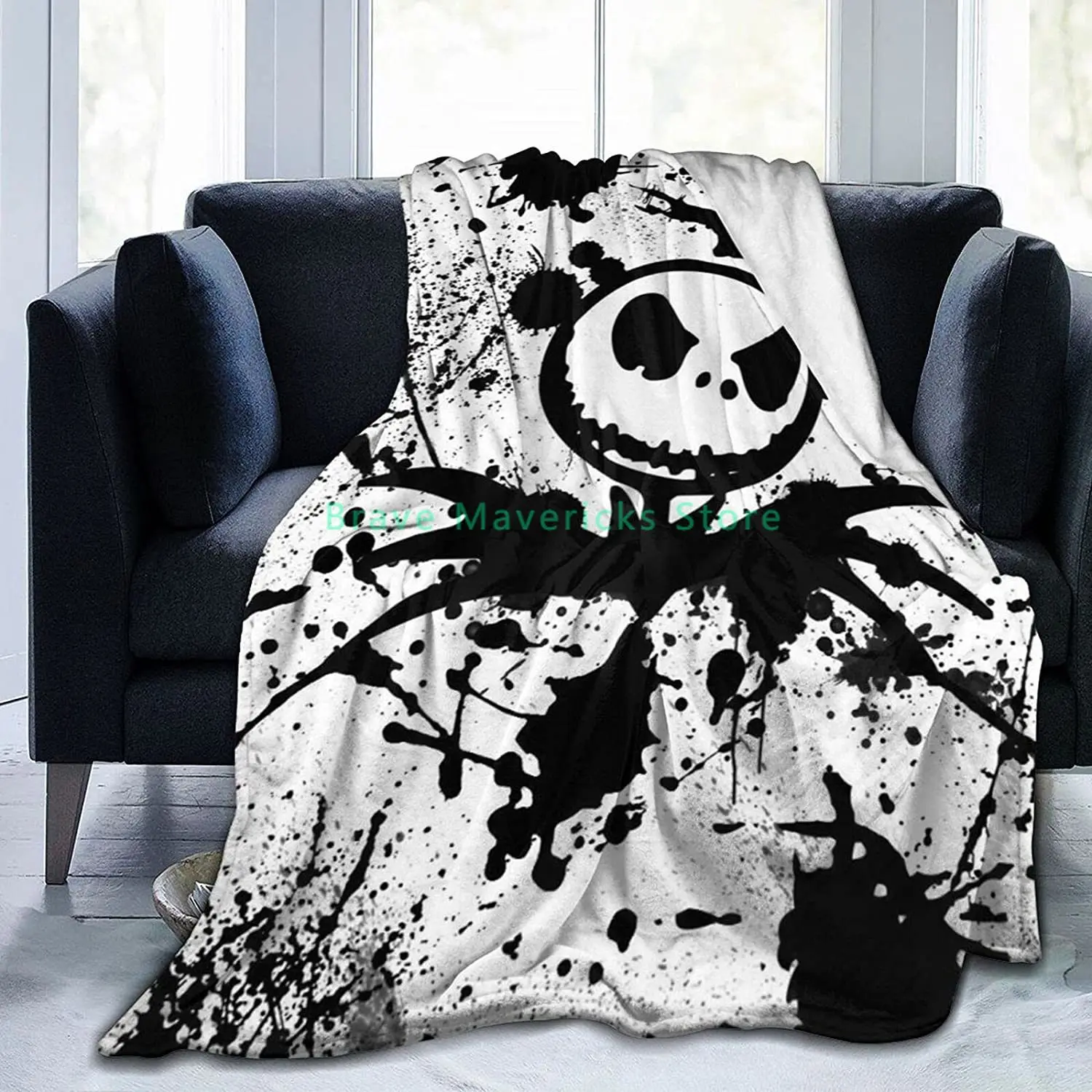 Halloween Flannel Blanket Ultra-Soft Comfortable Throw Blanket for Bed Sofa All Season 150x220cm
Halloween Flannel Blanket Ultra-Soft Comfortable Throw Blanket for Bed Sofa All Season 150x220cm