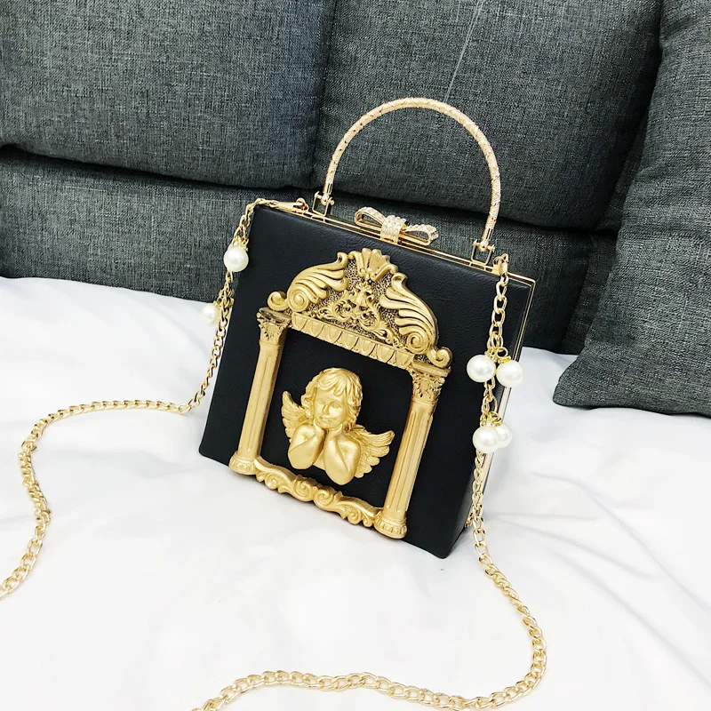 Angel Women's Bag Pearl Party Evening Bag Diamond Wedding Clutch Frame Messenger Crossbody Bag For Women 2022 Lady Shoulder Bag
Angel Women's Bag Pearl Party Evening Bag Diamond Wedding Clutch Frame Messenger Crossbody Bag For Women 2022 Lady Shoulder Bag