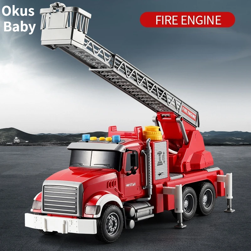 2021 Ladder Truck Toy Water Spray Construction Car for Kids Crane Trailer Tow Fire Rescue Truck Educationa Toys For Kids Gift
2021 Ladder Truck Toy Water Spray Construction Car for Kids Crane Trailer Tow Fire Rescue Truck Educationa Toys For Kids Gift