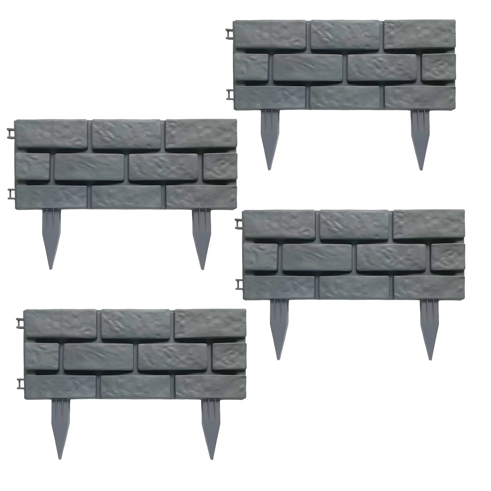 4pcs Detachable Splicing Imitation Stone Garden Frame Imitation Brick Effect Courtyard Plastic Fence Lawn Edge Yard Fence
4pcs Detachable Splicing Imitation Stone Garden Frame Imitation Brick Effect Courtyard Plastic Fence Lawn Edge Yard Fence