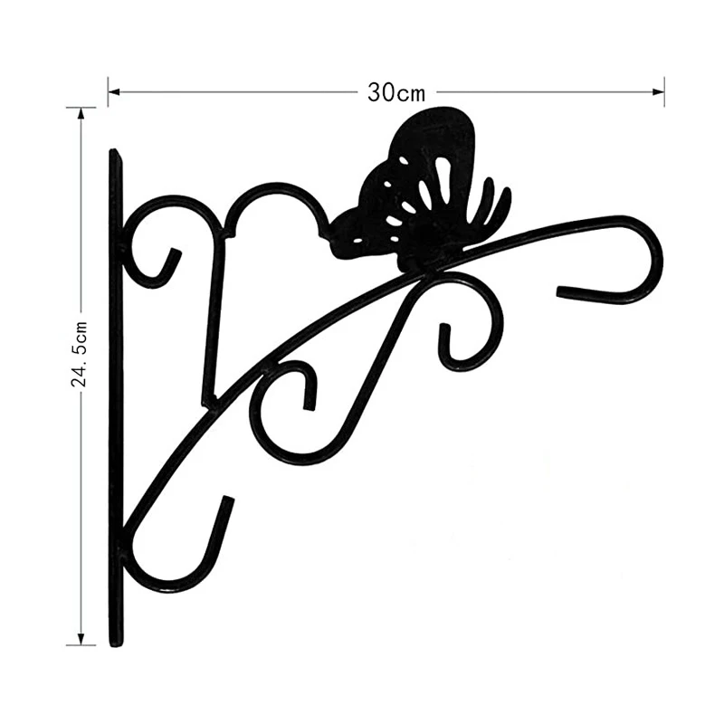 2 Pcs Hanging Plants Bracket Wall Planter Hooks Hangers Flower Pot Bird Feeder Wind Chimes Lanterns Patio Lawn Garden
2 Pcs Hanging Plants Bracket Wall Planter Hooks Hangers Flower Pot Bird Feeder Wind Chimes Lanterns Patio Lawn Garden